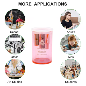 Sipa SS618 penjualan langsung pabrik Jepang pisau lubang ganda kapasitas besar untuk barang rautan pensil untuk penggunaan sekolah rumah dan kantor - Product Image 5