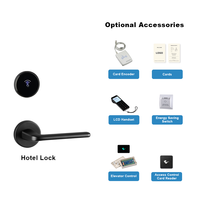 Cerradura Electrónica Inteligente de Alta Gama para Habitaciones de Hotel, con Tarjeta RFID de Aluminio, Sistema de Gestión y Software