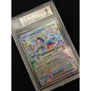 Pour Pokémon 2024 Écarlate & Violet Star Crown-Lapras EX RR SCR IT 032/142 BGS 9 Produit papier d'origine ITA - Product Image 1