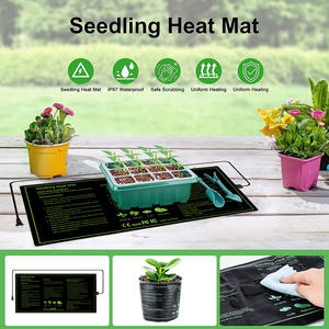 BAVA LED élèvent le kit hydroponique de germination de plante 40 cellules plateaux de démarrage de <span class=keywords><strong>semis</strong></span> avec tapis <span class=keywords><strong>chauffant</strong></span> de contrôleur de thermostat numérique - Product Image 2