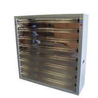 Ventilador de Extracción Eléctrico de Acero Inoxidable Resistente al Polvo con Doble Rodamiento de Bolas - para Talleres de Sandblasting y Plantas de Tratamiento de Superficies