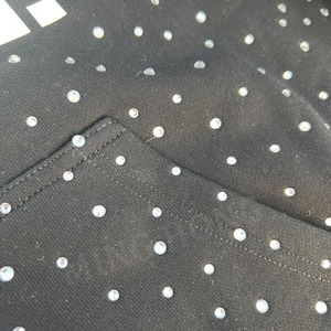 Sweat à capuche personnalisé épais 500 g/m² avec strass, sweat-shirt à capuche avec logo imprimé surdimensionné - Product Image 2