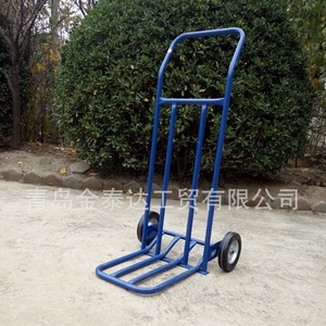Hand Tool <b>Cart</b> HT1585 Steel <b>Foldable</b> Industrial Blue 2 Wheels Powder Coated - Product Image 4