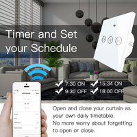 Nouvel Arrivage 2022 – Interrupteur de Rideau Sans Fil à Télécommande 10A 250V Basé sur le Réseau WiFi pour l'Application Mobile Smart Life