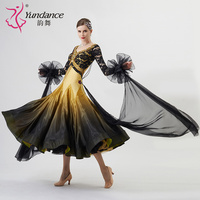 B-2233 personnalisé nouvelle robe de danse de salon standard international robes de danse de salon en soie perlée de haute qualité à vendre