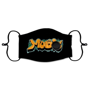 Diseños personalizados Algodón reutilizable impreso hermosa máscara facial negra máscara negra <span class=keywords><strong>con</strong></span> <span class=keywords><strong>filtro</strong></span> - Product Image 4