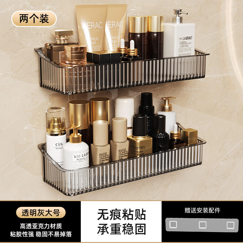 สีเทาโปร่งใส (ขนาดใหญ่, แพ็คคู่) หนาพิเศษ โปร่งใสสูง