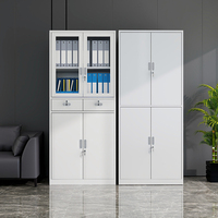 Archivador de Oficina Modular Plegable y Ajustable de Acero Moderno Homniture, con Sistema de Cierre con Llave y Gran Capacidad
