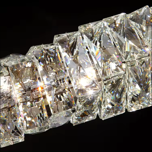 New Design Led Pendant Light Gold Hanging Lamp Luxury <b>Crystal</b> <b>Chandelier</b> for Living Room - Product Image 6