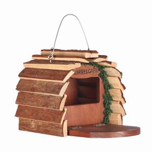 Wildlife Vriend Eekhoorn <span class=keywords><strong>Feeder</strong></span>-Volledig Gemonteerd, Gemaakt Van Schors Hout-Feeding Station Voor Eekhoorn <span class=keywords><strong>Feeder</strong></span> - Product Image 2