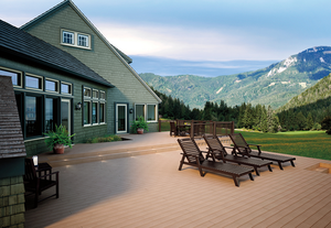 Hollow 140X25Mm WPC Decking Sàn Cho Ngoài Trời - Product Image 5