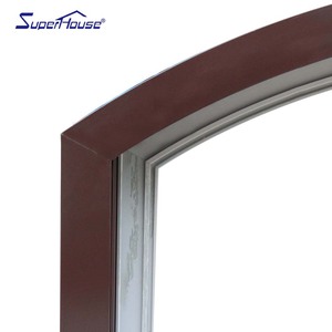 Finestre e Porte Antiuragano a Prova d'Impatto con Taglio Termico, Antivento, <span class=keywords><strong>in</strong></span> <span class=keywords><strong>Alluminio</strong></span> <span class=keywords><strong>Esterno</strong></span>, Triplo Vetro ad Arco Fisso Tedesco - Product Image 6