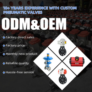 Haoye thép không gỉ khí nén Van bướm đúc chính xác van bi Van bướm - Product Image 3