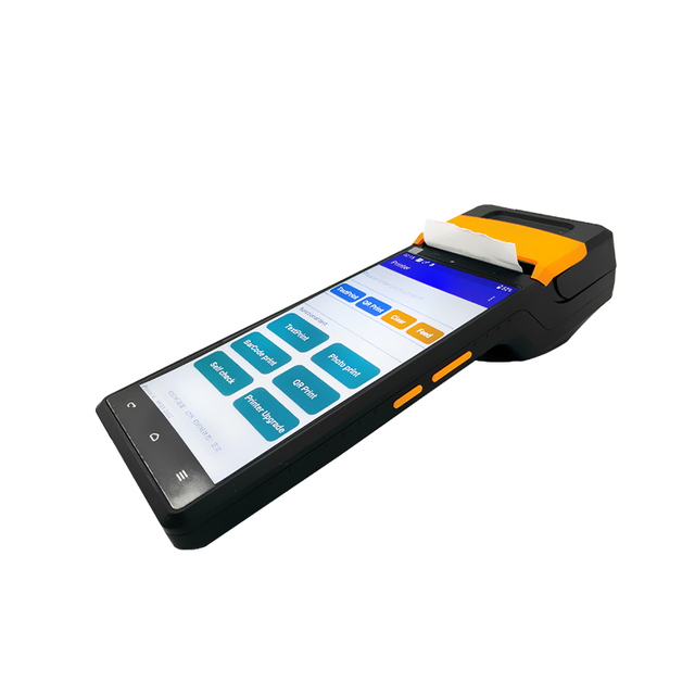 JINGXIN High Frequency Rfid Label Printed Thermal Printing Machine Handheld Mobile POS Machine With Printer