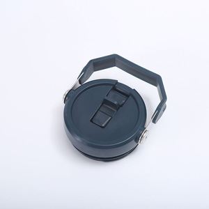 Couvercle de tasse en plastique anti-fuite avec poignée filetée, portable pour l'extérieur, accessoire universel de remplacement pour tasse de voiture, en vrac - Product Image 4