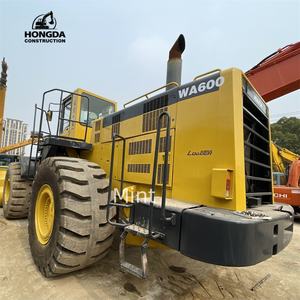 Cargador de ruedas original Komatsu, usado en venta, cargador de ruedas WA600, cargador de ruedas usado en Japón Komatsu, cargador de ruedas usado en venta en el país japonés, en el que se ha hecho un pedido. - Product Image 6