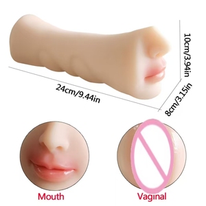 激安セール TPE素材 男性用セックストイ 口腔 膣 アナル ポケットディープスロート 大人のおもちゃ - Product Image 3