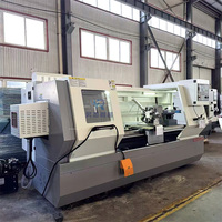 Tour CNC de précision CK6163, portée de 630 mm au-dessus du lit, pour l'usinage d'arbres et de disques