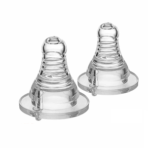 Venta al por mayor 6,5g Anti-colic cuello estándar bebé de silicona tetina botella bebés alimentación pezón - Product Image 5