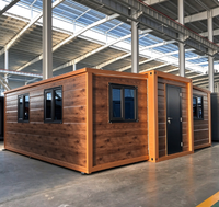 Maison conteneur préfabriquée extensible avec 2 chambres, étanche, avec salle de bain et toilettes, pour villa, bureau à domicile, jardin, moderne