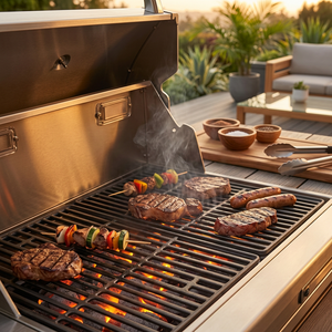 Cocina Exterior de Lujo Personalizada de Fábrica, Juego Completo con Parrilla de Gas y Encimera de <span class=keywords><strong>Granito</strong></span>, GLP/GN - Product Image 6