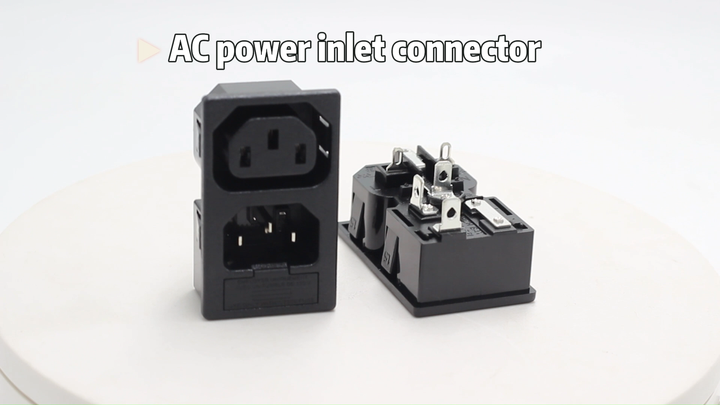 Hot Sell Ac Power Inlet Connector C13 and C14 Ac Socket Plug with Fuse ...
