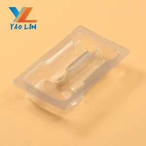 Schnelle Lieferung fläschchen kunststoff blister trays PET blasen verpackung für 10ml,15ml über