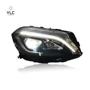 Faro Anteriore per Auto <span class=keywords><strong>Mercedes</strong></span> Benz <span class=keywords><strong>Classe</strong></span> <span class=keywords><strong>A</strong></span> W176 2013-2018, Stile AMG, Sistema di Illuminazione LED - Product Image 6
