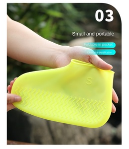 אופנה חכם נעל גשם סיליקון מונע החלקה כיסויי גשם ניידים מגף יבש אביזרי נעלי בית לוגו מותאם אישית - Product Image 6