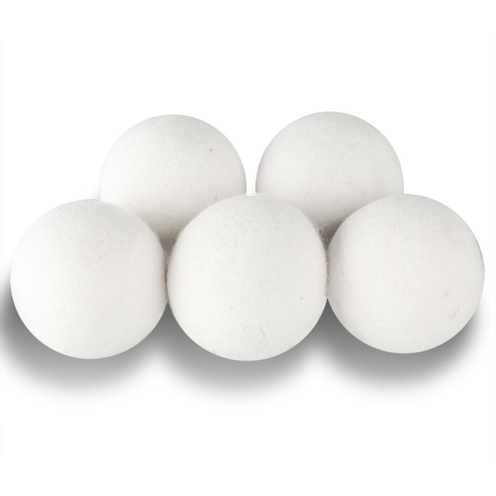 Blanco 7cm Bola de Pelo de lana