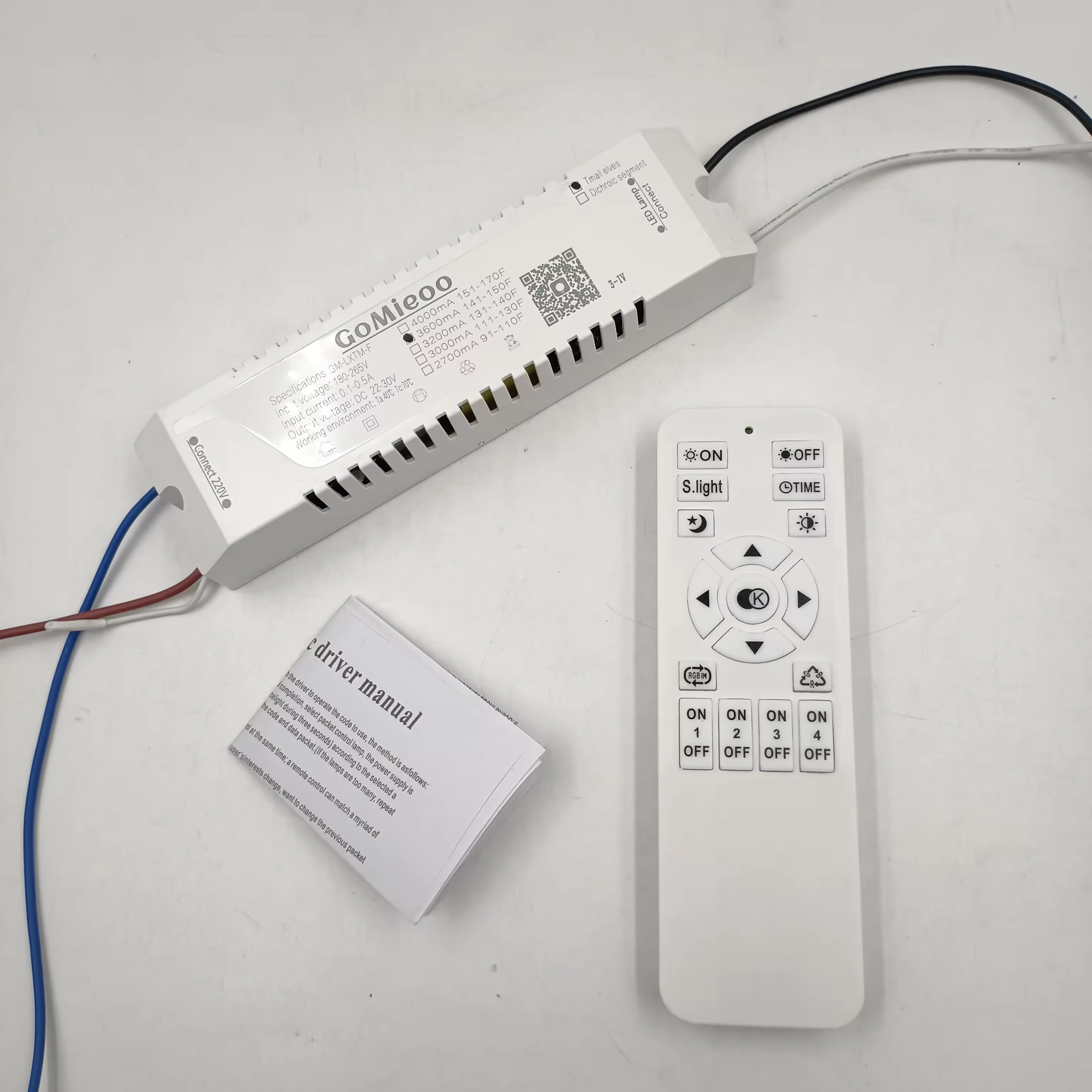 Hagood IP20 200 Вт 3.6A Светодиодный источник питания, трансформаторы для освещения AC220V, светодиодный драйвер с контроллером, умный светодиодный драйвер с регулируемой яркостью