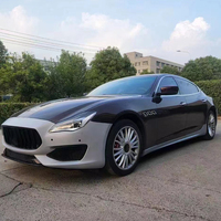 Pour Maserati Quattroporte Kit de carrosserie mise à niveau vers T Style pare-chocs de voiture jupes latérales phares Kit de carrosserie