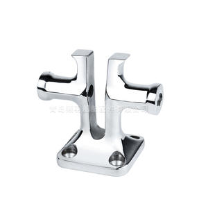 Bornes en acier inoxydable 316, simples, doubles, à chaîne croisée, butées de chaîne, bornes de quai pour bateau, fabrication personnalisée neuve - Product Image 1