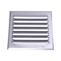 10x10 pouces En Aluminium Louvre Grille D'aération