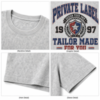 T-shirt vintage délavé en coton pur 240 GSM, couleur unie, coupe ample avec épaules tombantes pour homme, vente en gros OEM ODM
