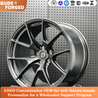 Rines Forjados Personalizados HADISON HD1198 GUDE 5x120 5x114.3 5x112 de Aleación de 17-23 Pulgadas para Autos de Pasajeros con Offset Personalizable