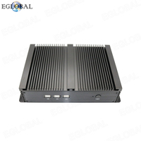 Potente procesador Intel Core de dos núcleos, 2 núcleos, 4 hilos, máx., 64GB, 7USB, compatible con VGA + HD 1,4, 2COM pantalla dual, el mejor miniordenador industrial