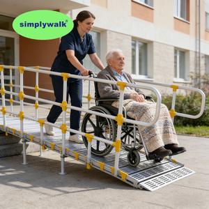 Rampa para Sillas de Ruedas Simplywalk, Capacidad de Carga 800 kg, Ancho 914 mm, Perfil Extruido, Rampa para Escaleras, Socio Estratégico en Rampas de Accesibilidad, MDR CE - Product Image 1