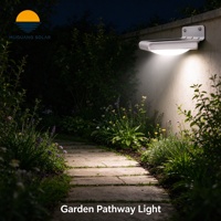 Applique murale solaire 1W avec capteur sonore et de luminosité, portée de détection 3-5m, 16 LED, étanche IP65, en aluminium, pour porte et jardin