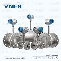 Débitmètre vortex en acier inoxydable haute pression DN15-DN400, normes PN ANSI, personnalisable OEM pour vapeurs, liquides, eau et huile