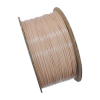 Venta al por mayor de China, rollo de filamento de PVC de 2,3mm, carrete de alambre de plástico en espiral para bobina de plástico, suministros escolares y de oficina