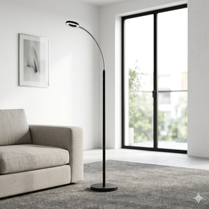 Lámpara de Pie LED Lumetal 292.41lm IP20 230V con Regulador de Intensidad, Metálica para Interiores, 1400mm, 3000K (Blanco Cálido), Alto Brillo CRI 80, 1 Año de Garantía - Product Image 4