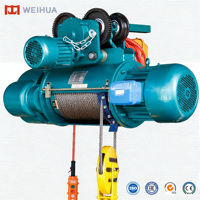 WEIHUA CD1 MD1 3 Fazlı 220V 380V 50HZ 5 Ton 10 Ton 15 Ton 20 Ton Elektrikli Halatlı Vinç