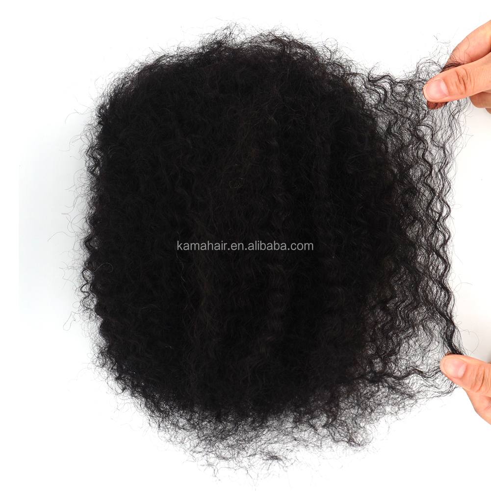 KAMA Bulk Remy Hair Extensions Crochet Afro Kinky Curly Styles 12 Inches Stretched 1B for Braids Minitwist Locs Wholesale Price Detail Section 7
