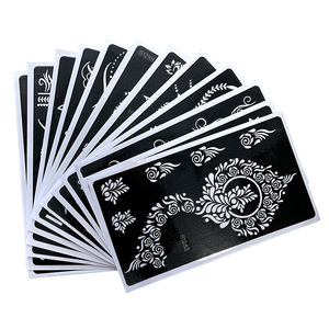 Modèle de tatouage Tiebeauty S1285, motif floral, réutilisable pour l'art corporel - Product Image 4