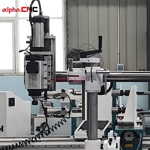 Torno CNC de 4 Ejes <span class=keywords><strong>Alpha</strong></span>, Gran Venta, para Fresado y Torneado de Madera, Torno CNC Rotatorio Único para Trabajar la Madera - Product Image 5