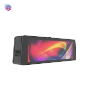 Écran double face pour véhicule Android de 37 pouces, services Google pris en charge, affichage d'informations à haute luminosité pour l'extérieur