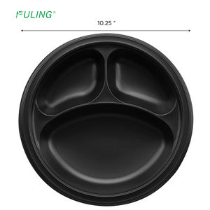 แผ่นพลาสติก mfpp ขนาด9นิ้ว10นิ้วแบบใช้แล้วทิ้ง3ช่องเป็นมิตรกับสิ่งแวดล้อม - Product Image 6