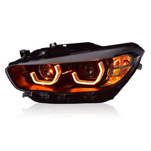 Adecuado para 15-18 <span class=keywords><strong>BMW</strong></span> Serie 1 Conjunto de faros delanteros F20/<span class=keywords><strong>118i</strong></span> Modificación LED Cuchara Lámpara de luz diurna Lente láser - Product Image 2