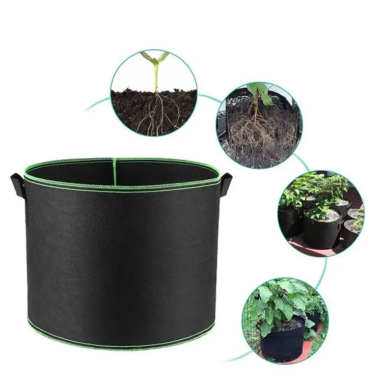 QXY0506 sacchetti di coltivazione di patate eco-friendly vivaio di verdure semi di pomodoro per piante borsa da giardino forniture per piantare sacchetti di tessuto vasi
